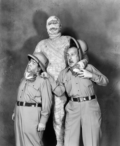 Abbott And Costello. /Nbud Abbott And Lou Costello In 'Meet The Mummy,' 1955. Poster Print by Granger Collection - Item # VARGRC0056639