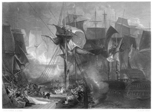 Death Of Nelson, 1805. /Nthe Death Of Horatio Nelson At The Battle Of Trafalgar In 1805. Steel Engraving After The Painting By J.M.W. Turner. Poster Print by Granger Collection - Item # VARGRC0005939 Death Of Nelson, 1805. /Nthe Death Of Horatio Nelson At The Battle Of Trafalgar In 1805. Steel Engraving After The Painting By J.M.W. Turner. Poster Print by Granger Collection - Item # VARGRC0005939