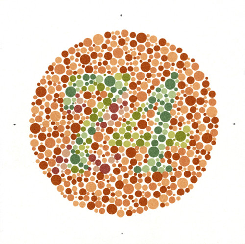 Ishihara Color Blindness Test Poster Print by Science Source - Item # VARSCIJA0019