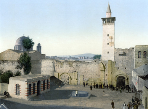 Damascus: Straight Street. /Nstraight Street In Damascus, Syria. Photochrome, C1895. Poster Print by Granger Collection - Item # VARGRC0130769