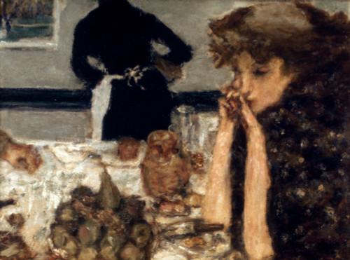 Bonnard: Breakfast, C1899. /Nmisia Natanson At Breakfast. Oil On Wood By Pierre Bonnard. Poster Print by Granger Collection - Item # VARGRC0042900