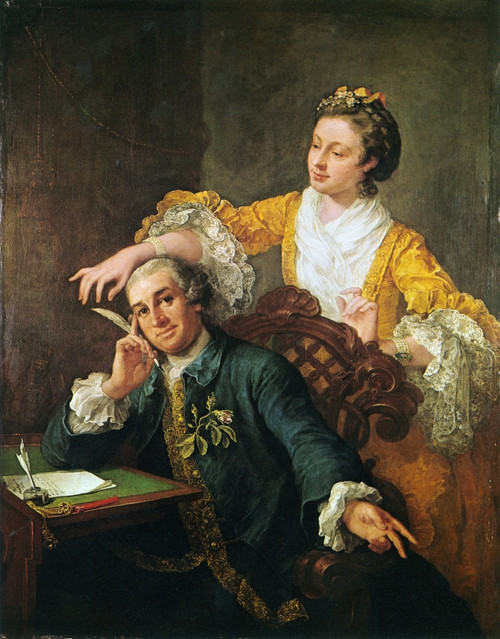 David Garrick (1717-1779). /Nenglish Actor, Producer, And Dramatist. With His Wife, Austrian Dancer Eva Marie Veigel. Oil On Canvas, 1757, By William Hogarth. Poster Print by Granger Collection - Item # VARGRC0267247 David Garrick (1717-1779). /Nenglish Actor, Producer, And Dramatist. With His Wife, Austrian Dancer Eva Marie Veigel. Oil On Canvas, 1757, By William Hogarth. Poster Print by Granger Collection - Item # VARGRC0267247