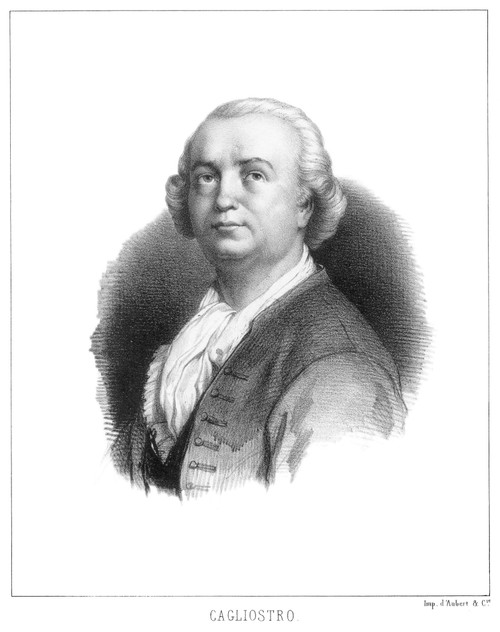 Count Cagliostro /N(1743-1795). Alessandro Conte Di Cagliostro. Italian Adventurer. Lithograph, French, 19Th Century. Poster Print by Granger Collection - Item # VARGRC0004927