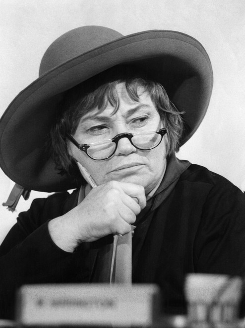 Bella Abzug (1920-1998). /Nn_E Savitsky. American Lawyer, Politician, And Social Activist. Photographed At A Congressional Hearing, 5 March 1975. Poster Print by Granger Collection - Item # VARGRC0168825