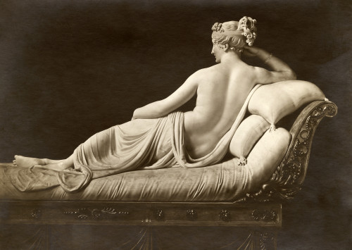Pauline Bonaparte /N(1780-1825). Duchess Of Guastella And Sister Of Napoleon I. As Venus. Marble Sculpture By Antonio Canova, C1805. Poster Print by Granger Collection - Item # VARGRC0526741