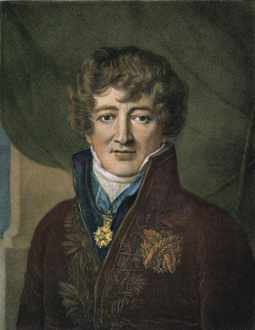 Georges Cuvier (1769-1832)./Nfrench Naturalist And Zoologist. Line Engraving, French, 1826. Poster Print by Granger Collection - Item # VARGRC0031795
