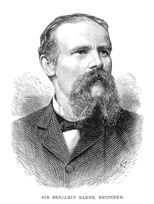 Sir Benjamin Baker /N(1840-1907). English Civil Engineer. Line Engraving, 1890. Poster Print by Granger Collection - Item # VARGRC0061670