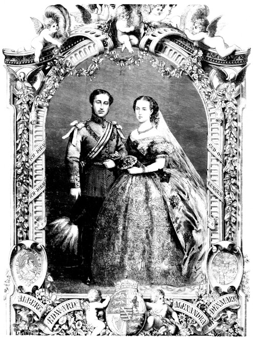 Edward Vii (1841-1910). /Nking Of England, 1901-1910. Wedding Portrait Of The Prince Of Wales (The Future King Edward Vii Of England) And Princess Alexandra Of Denmark. Line Engraving, 1863. Poster Print by Granger Collection - Item # VARGRC0048568 Edward Vii (1841-1910). /Nking Of England, 1901-1910. Wedding Portrait Of The Prince Of Wales (The Future King Edward Vii Of England) And Princess Alexandra Of Denmark. Line Engraving, 1863. Poster Print by Granger Collection - Item # VARGRC0048568