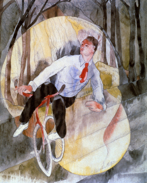 Charles Demuth. /N'Vaudeville/Bicycle Rider'. Watercolor, 1919. Poster Print by Granger Collection - Item # VARGRC0032350