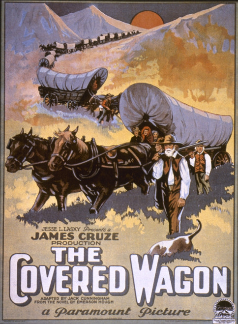 Film: The Covered Wagon. /Namerican Movie Poster For The Covered Wagon, 1923. Poster Print by Granger Collection - Item # VARGRC0022086