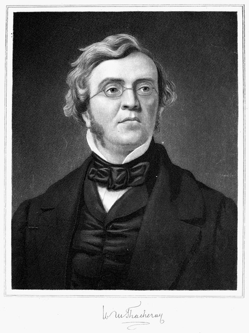 William M. Thackeray /N(1811-1863). English Novelist And Journalist. Mezzotint, American, 1853. Poster Print by Granger Collection - Item # VARGRC0071485