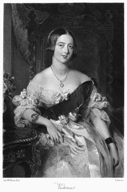 Victoria (1819-1901). /Nqueen Of Great Britain, 1837-1901. Steel Engraving, 19Th Century, After A Painting By Sir William Ross. Poster Print by Granger Collection - Item # VARGRC0115137