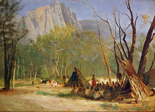 Bierstadt: Council, C1872. /Nindians In Council, California. Oil On Canvas, C1872, By Albert Bierstadt. Poster Print by Granger Collection - Item # VARGRC0172537