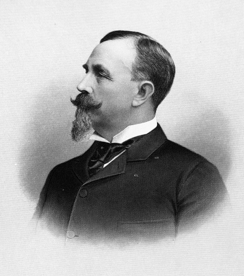 Man With Goatee, 1896. /Nsteel Engraving, American. Poster Print by Granger Collection - Item # VARGRC0005067