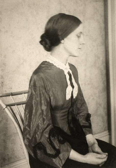 Portrait Of A Woman, C1895. /Na Woman In A Dark Dress, Seated In A Bamoo-Backed Chair. Photograph By Fred Holland Day, C1895. Poster Print by Granger Collection - Item # VARGRC0113690