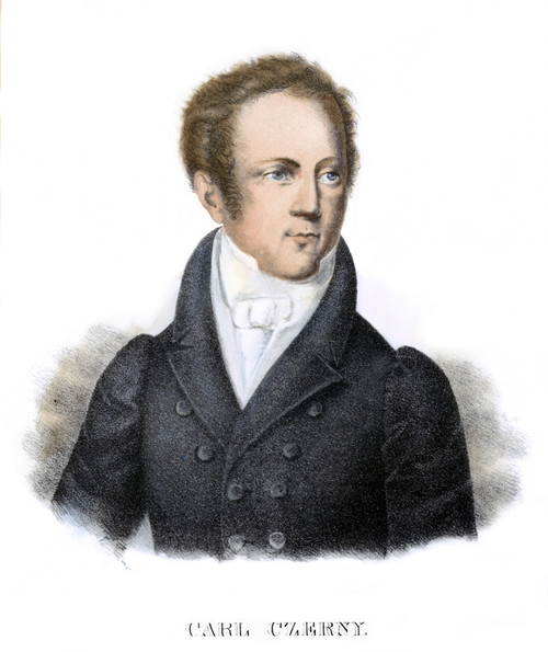 Karl Czerny (1791-1857). /Naustrian Pianist And Composer. Lithograph, 19Th Century. Poster Print by Granger Collection - Item # VARGRC0074647