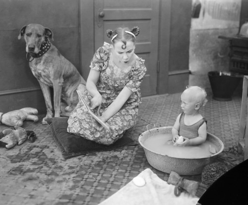 Silent Still: Bathing. Poster Print by Granger Collection - Item # VARGRC0003799