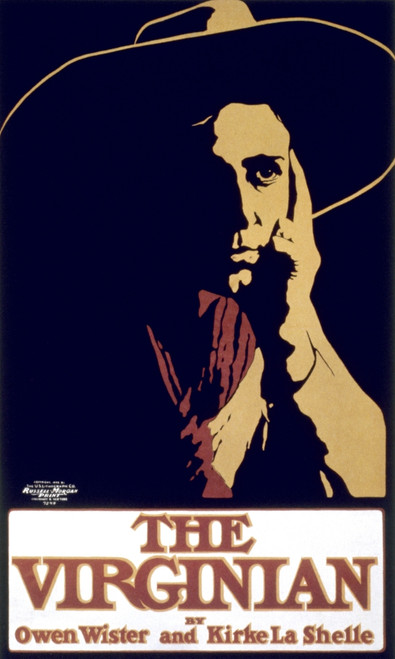 Poster: The Virginian, 1904. /Ntheatrical Poster For 'The Virginian,' Starring Dustin Farnum, 1904. Poster Print by Granger Collection - Item # VARGRC0030507