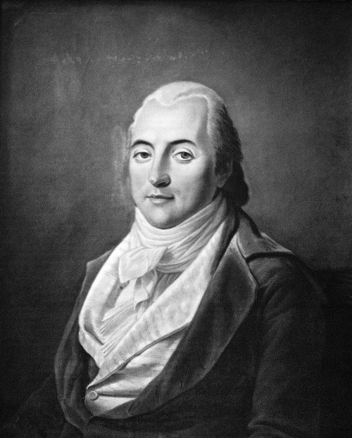 Comte De Saint-Simon /N(1760-1825). Claude Henri De Rouvroy. French Philosopher And Social Scientist. Painting, 1848, By Hippolyte Ravergie, After A Pastel, 1796, By Ad_La_De Labille-Guiard. Poster Print by Granger Collection - Item # VARGRC0070939