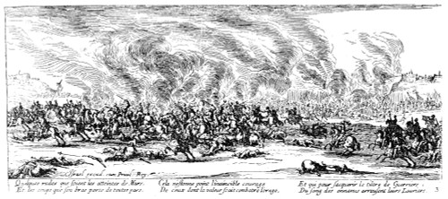 Thirty Years' War, 1633. /Nplate 3 From Jacques Callot'S 'Les Miseres Et Les Malheurs De La Guerre,' 1633, Chronicling The Thirty Years' War. Poster Print by Granger Collection - Item # VARGRC0028728