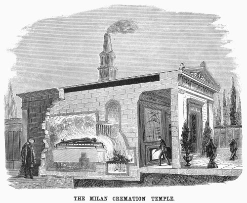 Italy: Crematorium, 1881. /Nthe Crematorium At Milan, Italy. Wood Engraving, American, 1881. Poster Print by Granger Collection - Item # VARGRC0077661