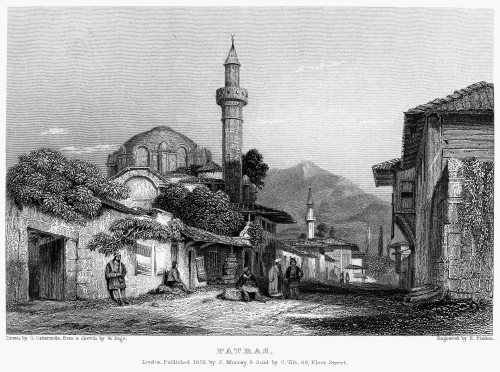 Greece: Patras, 1832. /Nview Of Patras, Greece. Steel Engraving, English, 1832, By Edward Finden After George Cattermole. Poster Print by Granger Collection - Item # VARGRC0094998 Greece: Patras, 1832. /Nview Of Patras, Greece. Steel Engraving, English, 1832, By Edward Finden After George Cattermole. Poster Print by Granger Collection - Item # VARGRC0094998