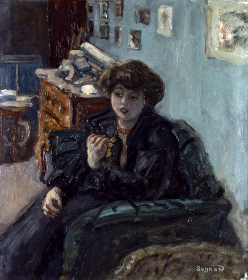 Bonnard: Lady, 19Th C. /Nportrait Of A Lady In An Interior. Canvas By Pierre Bonnard. Poster Print by Granger Collection - Item # VARGRC0053978