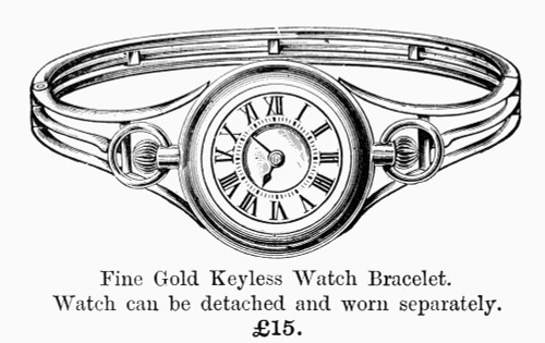 Watch Bracelet, 1891. /Nwoman'S Watch Bracelet, English, 1891. Poster Print by Granger Collection - Item # VARGRC0080353