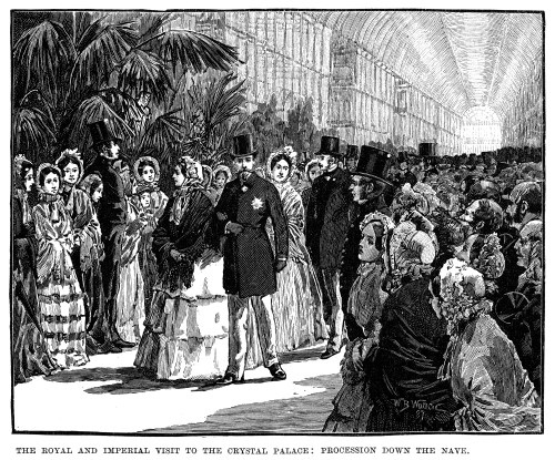 Victoria & Napoleon Iii. /Nthe Visit Of Queen Victoria And Emperor Napoleon Iii Of France To The Crystal Palace, 20 April 1855: Wood Engraving, Late 19Th Century. Poster Print by Granger Collection - Item # VARGRC0065621
