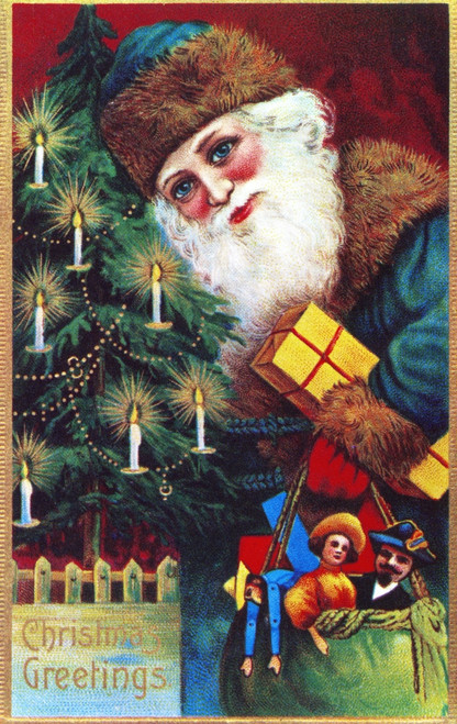 American Christmas Card. /Nlate 19Th Century. Poster Print by Granger Collection - Item # VARGRC0018692