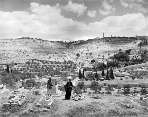 Mount Of Olives, C1900. /Nview Of The Garden Of Gethsemane And The Mount Of Olives, With The Russian Orthodox Church Of Saint Mary Magdalene (Right), East Jerusalem. Photograph, C1910. Poster Print by Granger Collection - Item # VARGRC0118505