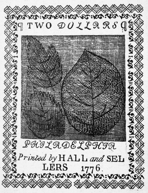Continental Banknote, 1776. /Ncongressional Two Dollar Banknote, 1776. Poster Print by Granger Collection - Item # VARGRC0076228 Continental Banknote, 1776. /Ncongressional Two Dollar Banknote, 1776. Poster Print by Granger Collection - Item # VARGRC0076228