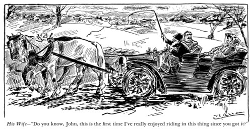 Automobile Cartoon, 1909. /Namerican Magazine Cartoon, 1909. Poster Print by Granger Collection - Item # VARGRC0081070 Automobile Cartoon, 1909. /Namerican Magazine Cartoon, 1909. Poster Print by Granger Collection - Item # VARGRC0081070