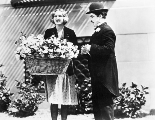 Chaplin: City Lights. /Ncharlie Chaplin In A Scene From The Film 'City Lights,' 1931. Poster Print by Granger Collection - Item # VARGRC0042550