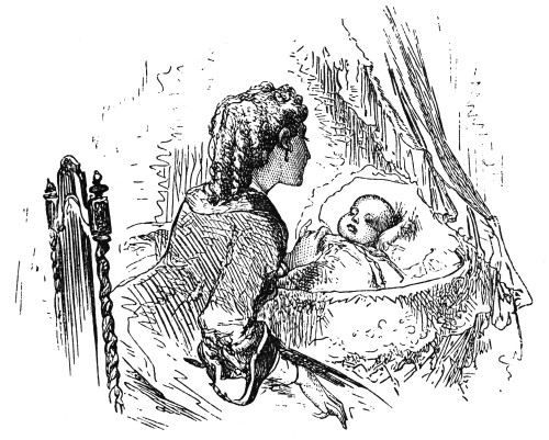 Mother And Child, 1873. /Nwood Engraving, American, 1873. Poster Print by Granger Collection - Item # VARGRC0076621