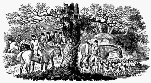 England: Fox Hunting, 1800. /Nwood Engraving, English, C1800. Poster Print by Granger Collection - Item # VARGRC0080987