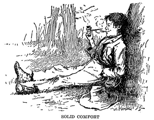 Clemens: Huck Finn, 1884. /N'Solid Comfort.' Drawing By Edward Windsor Kemble For The First Edition Of Mark Twain'S 'The Adventures Of Huckleberry Finn,' 1884. Poster Print by Granger Collection - Item # VARGRC0017179