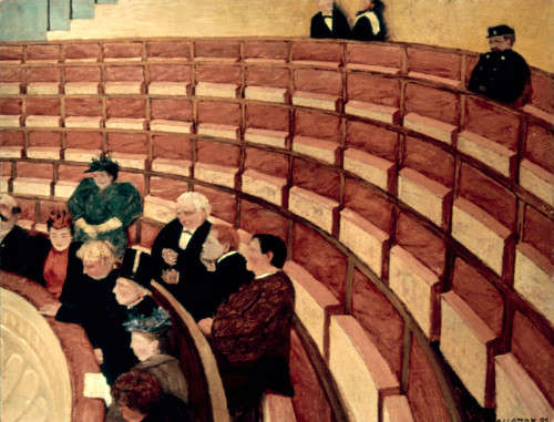 Vallotton: Gallery, 1895. /Nfelix Valloton: Third Gallery Of The Chatelet Theatre. Oil On Canvas, 1895. Poster Print by Granger Collection - Item # VARGRC0022558