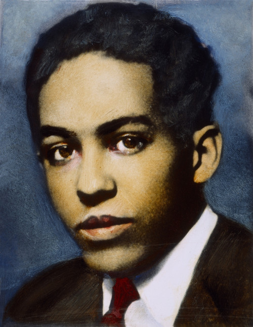 Langston Hughes /N(1902-1967). American Writer. Oil Over A Photograph Of The 1920S By Nickolas Muray. Poster Print by Granger Collection - Item # VARGRC0054432