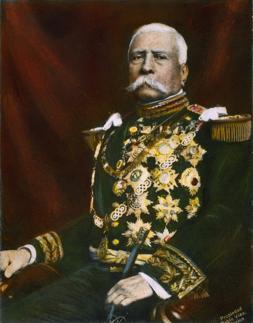 Porfirio Diaz (1830-1915). /Nmexican General And Politician. Oil Over A Photograph, C1910. Poster Print by Granger Collection - Item # VARGRC0044978