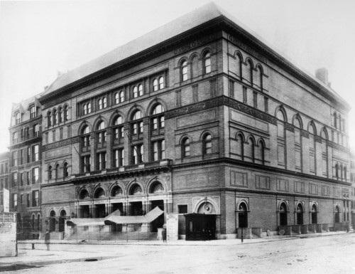 Carnegie Hall, 1891. /Nthe Concert Hall On West 57Th Street In New York Photographed Around The Time Of Its Inauguation, 5 May 1891. Poster Print by Granger Collection - Item # VARGRC0124526
