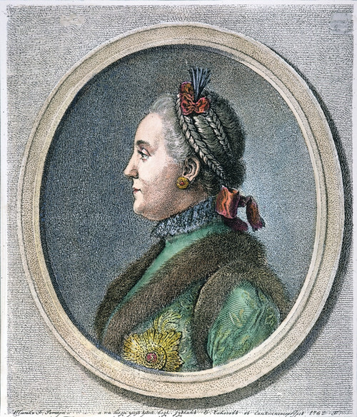 Catherine Ii Of Russia /N(1729-1796). Russian Etching, 1762. Poster Print by Granger Collection - Item # VARGRC0031699