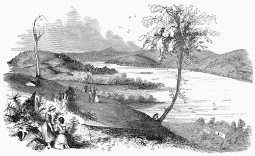 New York: Otsego Lake. /Nview Of Otsego Lake, New York. Wood Engraving, 1851. Poster Print by Granger Collection - Item # VARGRC0099437