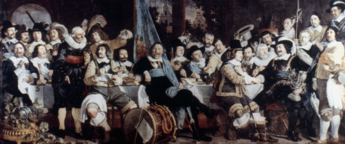 Helst: Banquet, 1648. /Nbanquet Of The Civic Guard, Celebrating The Peace Of Munster. Oil Painting By Bartholomeus Van Der Helst, 1648. Poster Print by Granger Collection - Item # VARGRC0028068