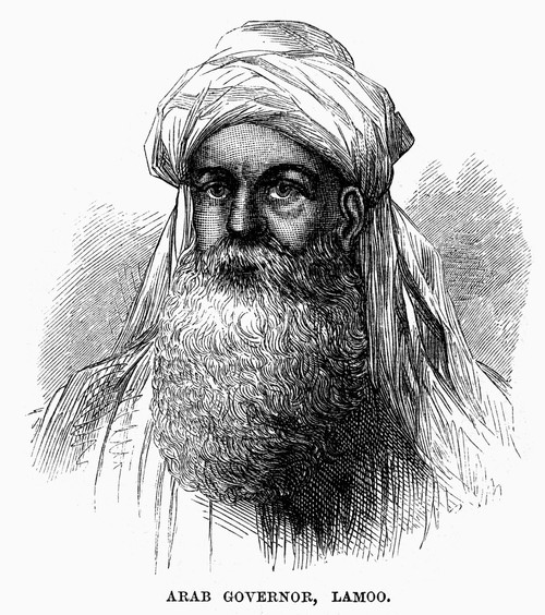 Zanzibar: Arab Governor. /Narab Governor At Lamoo, Zanzibar. Line Engraving, 1873. Poster Print by Granger Collection - Item # VARGRC0101353