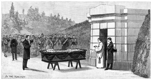 William Henry Vanderbilt /N(1821-1885). American Financier. Vanderbilt'S Funeral At New Dorp, Staten Island, December 1885. Contemporary American Wood Engraving. Poster Print by Granger Collection - Item # VARGRC0370928