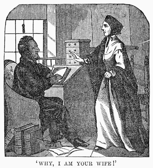 Mormon Wife, 1867. /N'Why, I Am Your Wife!' Mormon Husband And One Of His Wives. Wood Engraving, American, 1867. Poster Print by Granger Collection - Item # VARGRC0098709
