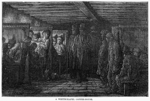 Dor_: London, 1872. /N'A Whitechapel Coffeehouse.' Wood Engraving After Gustave Dor_ From 'London: A Pilgrimage,' 1872. Poster Print by Granger Collection - Item # VARGRC0017819 Dor_: London, 1872. /N'A Whitechapel Coffeehouse.' Wood Engraving After Gustave Dor_ From 'London: A Pilgrimage,' 1872. Poster Print by Granger Collection - Item # VARGRC0017819