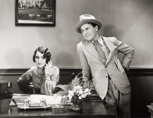 Silent Film Still: Offices. Poster Print by Granger Collection - Item # VARGRC0014908