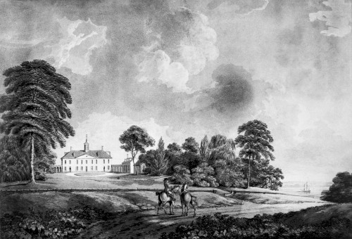 Mount Vernon, 1798. /Nwest View Of Mount Vernon, Virginia, The Home Of George Washington On The Potomac River. Aquatint By George Isham Parkyns, 1798. Poster Print by Granger Collection - Item # VARGRC0354916